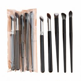 Karsyngirl 5 pièces doigt ventre tête brosse anti-cernes professionnelle cernes fondation pinceaux de maquillage visage détail outils de beauté b858 #