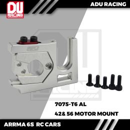 Karts ADU Racing 7075T6 Mot à moteur coulissant avec moteur 42 mm 49 mm 56 mm pour les voitures Arrma 6S 1/8 et 1/7 RC