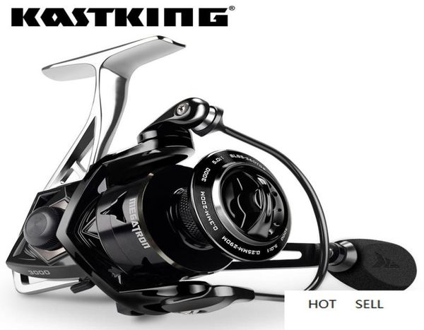 Kastking Megatron Spinning Fishing Reel 18kg max traîne 71 Ball Ball Bouering Fibre Fibre Saltater Coil6695094