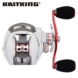 Kastking Whitemax Compact 8kg / 17.6LB Baitcasting Fishing Reel Perfect Low Speed ​​5.3: 1 Gear Ratio Aas Caster Reel Diep water