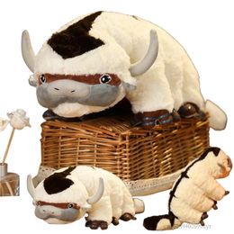 Katon 55cm arriveerde Avatar Flying Cow Plush Toy Apa Cow Doll Childrens Toy Fun Home Office Decoratie Gooi kussen cadeau 240424