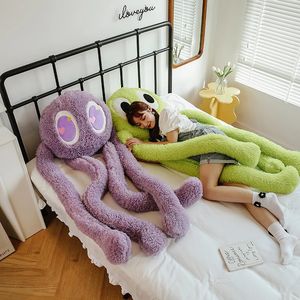 Kawaii 200 cm poulpe à longues jambes coussins fille dormant surdimensionné enfants poupée géant en peluche jouet décors à la maison cadeaux pour enfants 231220