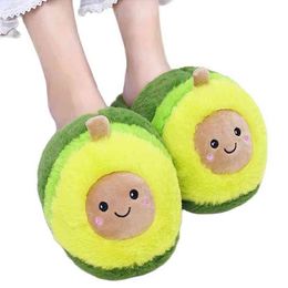 Kawaii 25cm avocado -poppen pluche avocado schoenen gevuld fruit pluche voedsel zacht speelgoed voor meisje schattige geschenken j220729