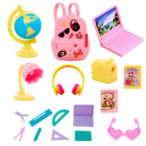 Kawaii 26 articles/lot accessoires de maison de poupée Miniature 30 cm pour poupées Barbie enfants jouets cadeau d'anniversaire choses bricolage jeu de noël