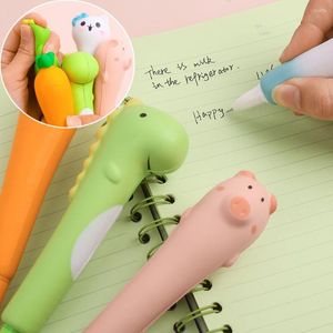 Kawaii Animals Alivia o Estresse Kartoon Gel Pen Squeeze Foam Writing Cute School Office Materials Kids Students Gift Stationery