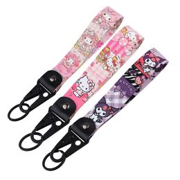 Kawaii anime chat kelechain keychain clés clés clés de longe tags clés