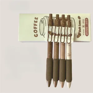 Kawaii Brow Aesthetics Gel stylos Set Étudiant Écriture Examen de devoirs