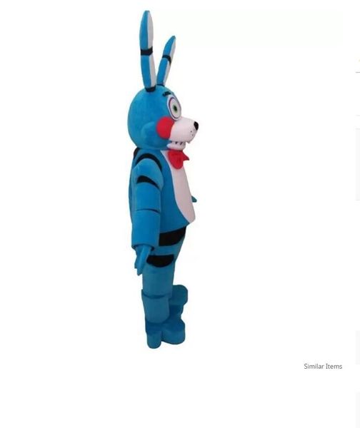 Kawaii Canidae Animal Five Nights at Freddy's FNAF Toy Creepy Blue Bunny mascotte Costumes Custom Multisizes Furry Fancy Suit