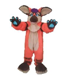 Kawaii Canidae Animal Fursuit Complete Licht Rode Huskky Dog Mascot Costuums Custom Multisises Furry Fancy Suit