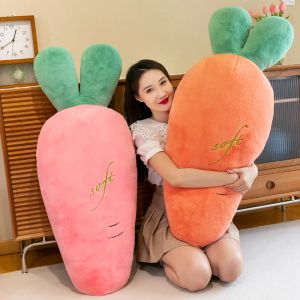 Kawaii cartoon wortel speelgoed lang kussen schattig been pluche speelgoed grote pop slaapkussen voor meisje cadeau 43 inch 110 cm