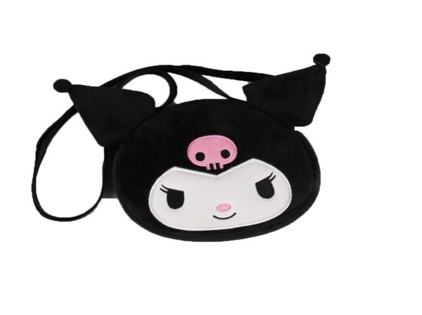 Kawaii sac en peluche cannelle ma mélodie Anime sacs à main chat Purin chien Kuromi peluche rangement porte-monnaie sac à dos ForGirl9016732