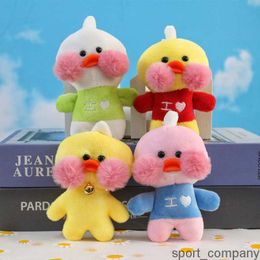 Kawaii mignon canard en peluche peluche Animal doux poupée oreiller créatif cadeau d'anniversaire pour enfants porte-clés