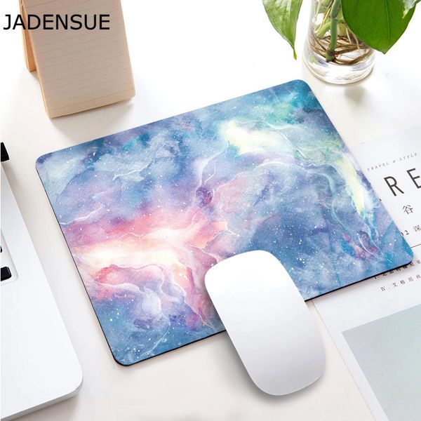 Kawaii tapis de bureau tapis de bureau marbre Design PC clavier d'ordinateur tapis de souris d'ordinateur portable mignon tapis de souris carré pour bureau 210x260x3mm