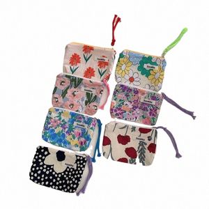 KAWAII FLORAL VOLAGE PORTABLE POURNAL POURCE COSMETIQUE LEV VILSTICK SAG FEMMES FEMMES MALUP DACLE DES MALLEF