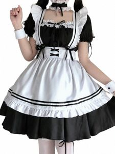 Kawaii Girl Lolita Dr Sweet Femmes japonaises Lolita Maid Dr Bow Tie Harajuku Girl Hotsweet Maid Mini Dr Y2k Anime Maiden e6Hq #