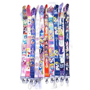 Kawaii Girl Sailor Anime Moon Manga Cosplay Lanières de cou pour carte d'identité clé Gym Sangle de téléphone portable Porte-badge USB Corde Pendentif Porte-clés dhgate