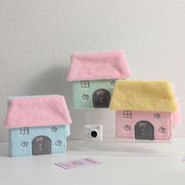 Kawaii House Shape Series Furry 3 inch Kpop Pocards Binder Book Idol PO Cards Collection