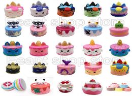 Kawaii jumbo kleurrijke verschillende stijlen aardbeien cake herten cake squishy parfum langzaam stijgende ventilatie simulatie unicorn cake kinderen speelgoed7403105