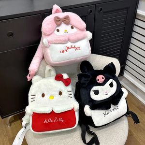 Kawaii Kuromi Cinnamoroll My Melody Cartoon Anime Pluche Handtas Cosmetische Tas Reizen Opbergtas Vrouwen Meisje Geschenken