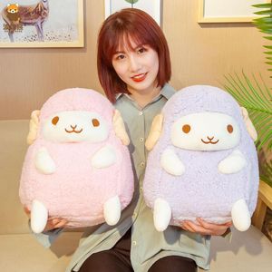 Kawaii agneau mouton jouets en peluche animaux en peluche poupée oreiller coussin bébé enfants enfants garçons filles adultes cadeaux d'anniversaire décor de chambre LA7219253