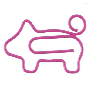 Kawaii petit cochon Animal rose marque-page trombone école fournitures de bureau cadeau papeterie