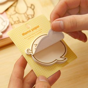 Kawaii Memo Pad Bookmarks créatifs mignons notes collantes Index Publié It Planner Papeterie École Supplies Paper Stickers