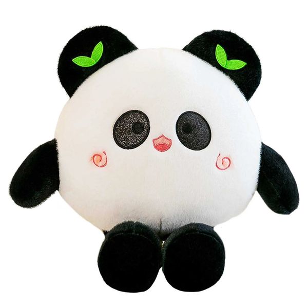 Kawaii panda peluche jouet réaliste poupée de remplissage doux et confortable jouet en peluche adaptée à la peau adaptée aux enfants et aux filles décoration cadeaux 240426