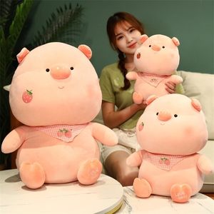 Kawaii peluche cochon jouets doux animaux en peluche poupée pour enfants filles cadeaux de noël bébé belle enfants dormir maison 220707