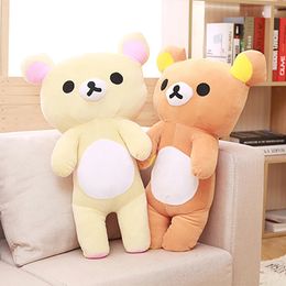 Kawaii Rilakkuma jouets en peluche ours en peluche doux Animal canapé oreillers décorations de chambre cadeau d'anniversaire pour enfants cadeaux de noël 240130