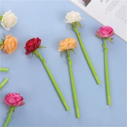 Kawaii Rose Flower Gel Pen Office School Stroducties Stuursdiensten Creatief Sweet Pretty Lovely Soft Pen GC2098