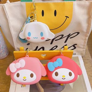 Kawaii Silicon portemonnee sleutelhanger sieraden schooltas rugzak ornament hanger kinderen speelgoed geschenken