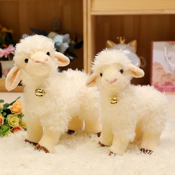 Kawaii – peluche douce mouton alpaga, Animal en peluche, poupée, décoration créative pour chambre à coucher, mignon bébé enfant, cadeau d'anniversaire pour petite amie
