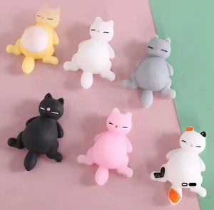 Kawaii Squishies Mochi Squishy Cats Giocattoli per bambini Bomboniere Mini giocattoli antistress Regalo di compleanno Goodie Bag Stuffers