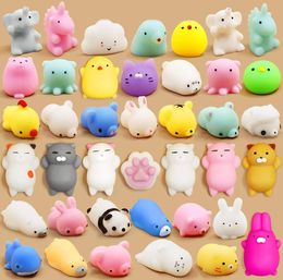 Kawaii Squishies Mochi Squishy Toys TPR Mini Stress Relief Toys Verjaardagscadeau Decompressie Speelgoed