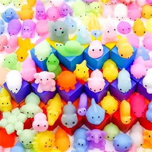 Kawaii Squishies Squishy Toy Party Favors para niños Mochi Stress Reliever Ansiedad Juguetes Cesta de Pascua Rellenos