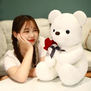 Kawaii Teddy met Rozen Knuffel Zachte Gevulde Pop Romantisch De Gift Lover Home Decor Valentijnsdag Cadeaus voor Meisjes 240123 uitgedost