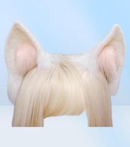 Kawaii femmes filles Halloween Simulation oreilles de lapin bandeau Cosplay Anime peluche renard Animal oreille KC Lolita cheveux accessoires 3723462