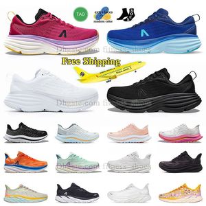 Livraison gratuite Kawana Chaussures de course Clifton 9 Carbon X Sneakers x2 Mach One Bondin 8 Personnes gratuites Lilac marbre Cloud Pale Mauve Peach Whip Trainers