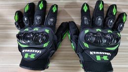 Kawasaki Sport Riding Gloves pour moto et cyclisme en cuir artificiel Green M L XL XXL 1625cm Four Seasons5713023