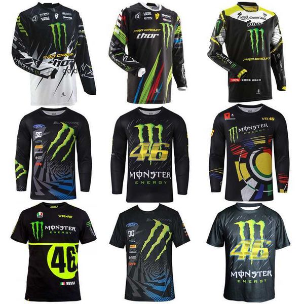 Kawasaki T-shirts Ghost Claw vitesse descendante combinaison de cyclisme hors route moto costume VTT costume de course été