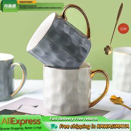 KAWASIMAYA Tasse En Céramique Tasses pour Garçons Sens Senior des Tasses À Café De Haute Qualité Exquis Couple Tasse D'eau Tasse De Thé Usage Domestique 231228