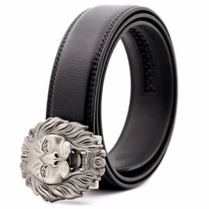 Kaweida Fashion Lion Metal Automatic Belt Belt Belts For Men 2018 Ceinture Homme Heren Echte lederen riem 178S