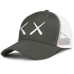 Kaws X-logo voor mannen en vrouwen verstelbaar trucker meshcap ontwerp cool custom originele baseballhats kaws companion2696