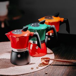 Kawy Ekspres Aluminium Mokka Espresso Percolateur Pot Zestaw Do Mokki Rapid Stoveetop Coffee Brewer Cafe Tools