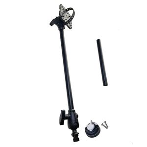 Accesorios para kayak Soporte de buscador de pesca de aluminio Soporte de transductor GPS Sistema de montaje de brazo 230529