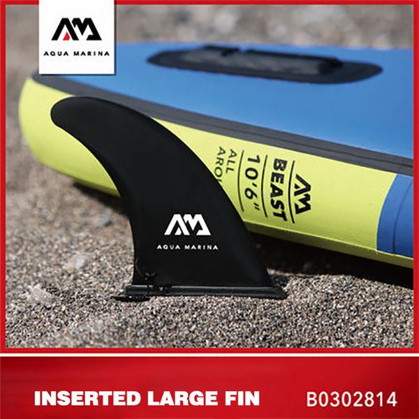 Accessoires de kayak AQUA MARINA Type d'insertion de sports nautiques Grand aileron SUP Accessoire de planche de surf Stabilisateur de surf debout Planche de surf gonflable 230704