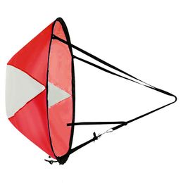 Kajak Accessoires Fishfinder inch Opvouwbare Kajak Wind Paddle Zeilen Popup Peddel Zeil met Clear Window 230616