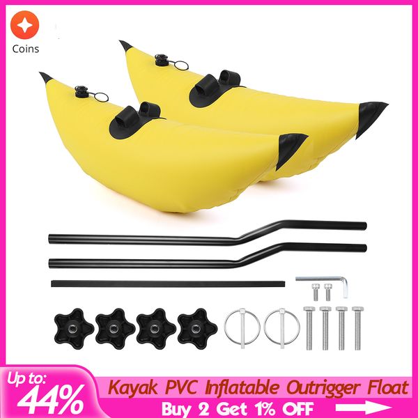 Kayak Accessoires Kayak Flotteur Kayak PVC Gonflable Outrigger Float avec Sidekick Bras Canne Kayak Bateau De Pêche Debout Flotteur Stabilisateur Système Kit 230726