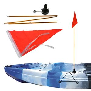 Kajakaccessoires Kajak Veiligheidsvlag Kano's Paddle Boards Vissersboot Opvouwbare vlag 231031