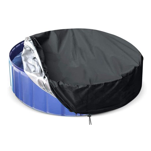 Accesorios para Kayak, cubierta para piscina, cubiertas de seguridad para natación sobre el suelo, manta impermeable para piscinas con marco inflable redondo, 415 pies, 230621